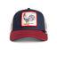 Goorin - Animal Trucker Cap - Cock - Navy/Burgundy