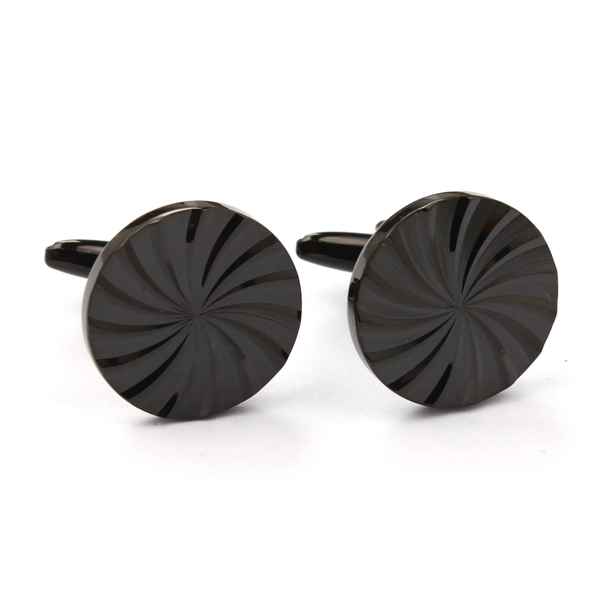 OTAA - Round Cufflinks - Black