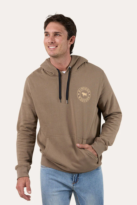Ringers Western - Signature Bull Hoodie - Mushroom