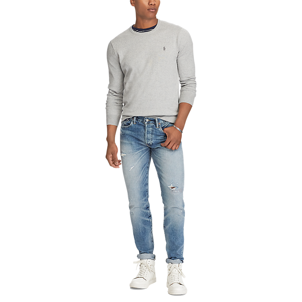 Polo Ralph Lauren - Slim Fit Cotton Sweater - Heather