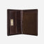 Jekyll and Hide - Zip Around A4 Tablet Folder - Tan | Coffee | Black interior showcasing compartments for documents.