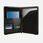 Jekyll and Hide - Zip Around A4 Tablet Folder - Tan | Coffee | Black, spacious leather folder with laptop sleeve, card holders.