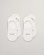 GANT - 2 pack Invisible Socks - White - Regular