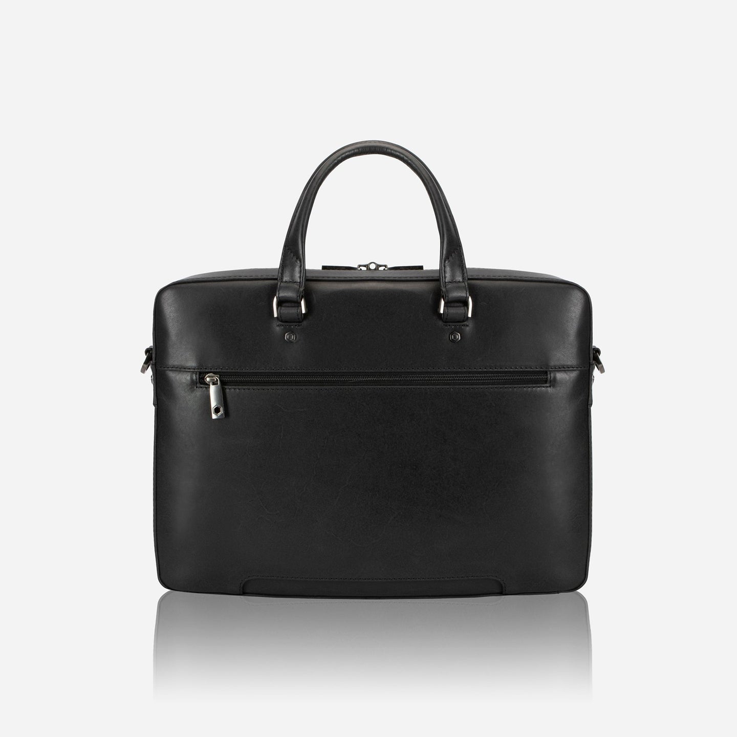 Jekyll and Hide - Slim Zip Top Briefcase - Mocha | Colt | Black