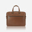 Jekyll and Hide - Slim Zip Top Briefcase - Mocha | Colt | Black