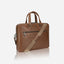Jekyll and Hide - Slim Zip Top Briefcase - Mocha | Colt | Black