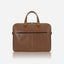 Jekyll and Hide - Slim Zip Top Briefcase - Mocha | Colt | Black