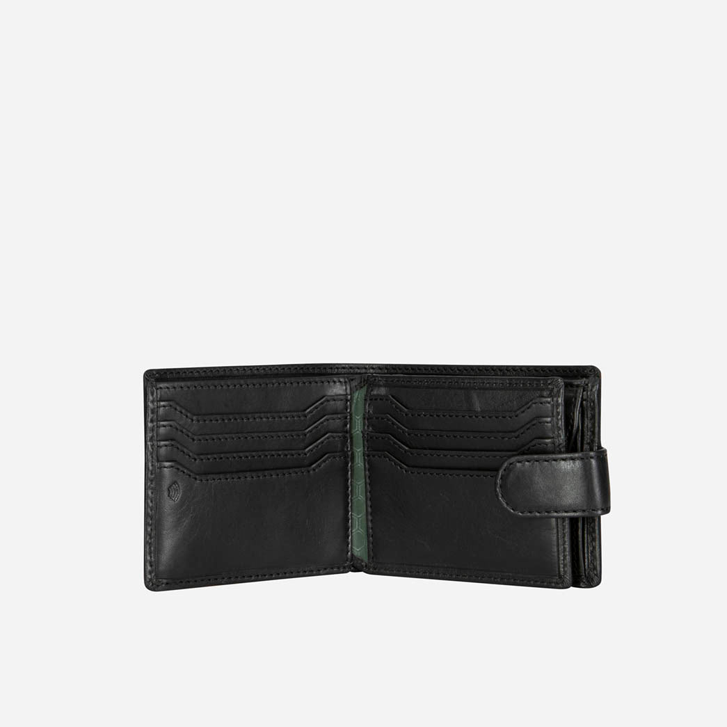 Jekyll And Hide - Bifold Wallet With Coin And ID Window - Mocha | Tan | Black