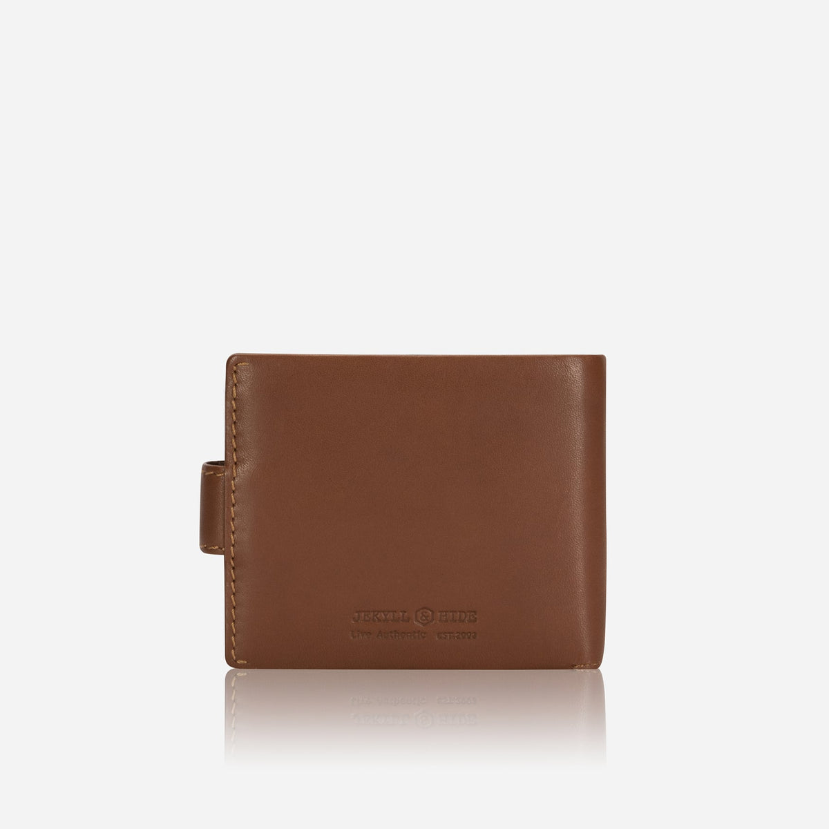 Jekyll And Hide - Bifold Wallet With Coin And ID Window - Mocha | Tan | Black