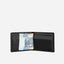 Jekyll and Hide - Leather Money Clip Wallet - Mocha | Black | Camo Black | Tan with cash and card slots displayed.