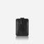 Jekyll and Hide - Compact Tab Card Holder - Black | Mocha | Tan, sleek black wallet for credit cards with RFID protection.