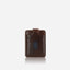 Jekyll and Hide - Compact Tab Card Holder - Black | Mocha | Tan, stylish leather wallet with RFID protection.