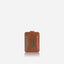 Jekyll and Hide - Compact Tab Card Holder - Black | Mocha | Tan in brown leather with RFID protection.