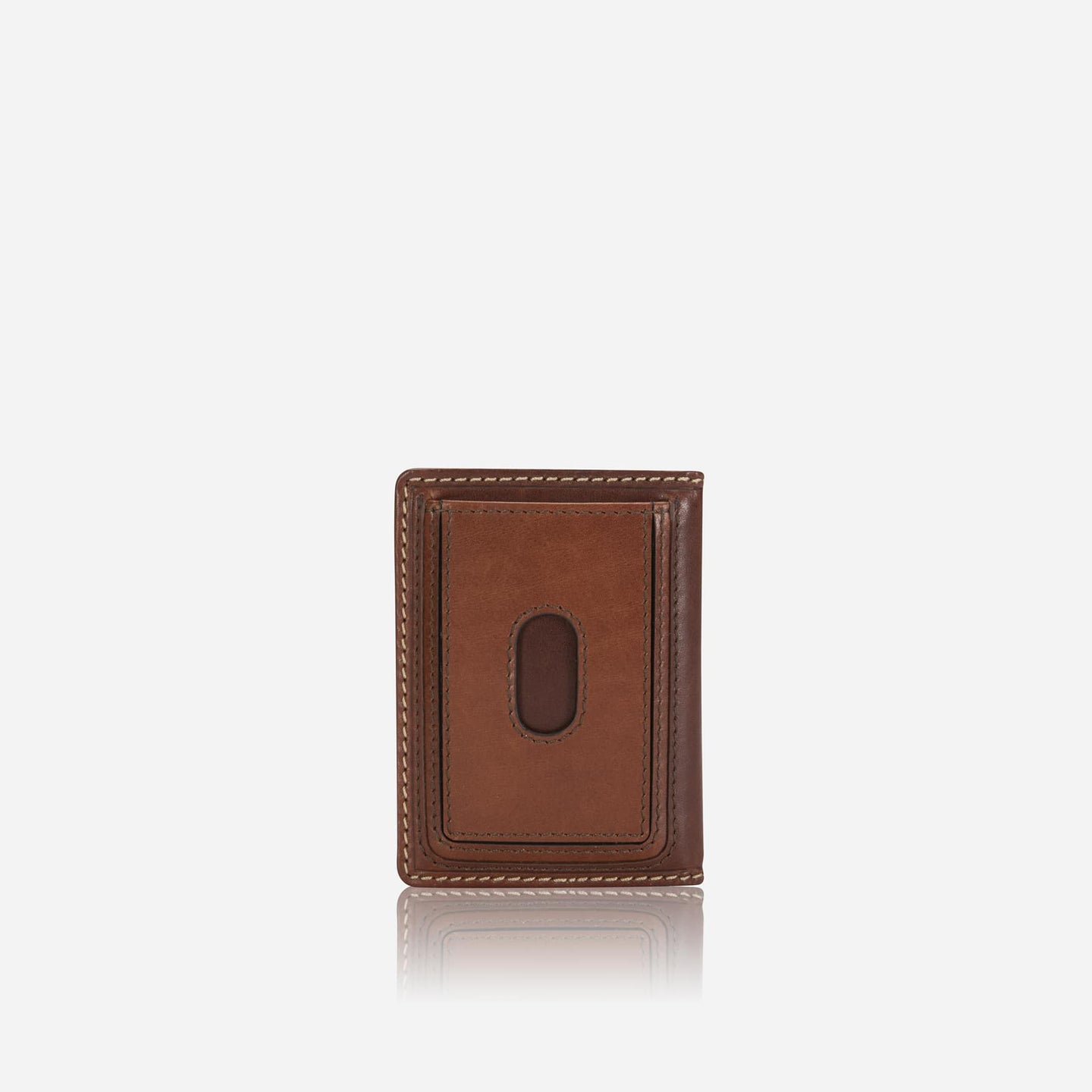 Jekyll & Hide - Slim Elasticated Card Holder - Mocha | Black | Tan in leather with RFID protection.