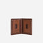 Jekyll & Hide - Slim Elasticated Card Holder - Mocha | Black | Tan open view showcasing RFID security and leather finish.