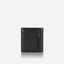 Jekyll and Hide - Slim Bifold Card Holder With Coin Purse - Black | Tan | Mocha in sleek black leather with zippered pocket.