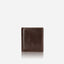 Jekyll and Hide - Slim Bifold Card Holder With Coin Purse - Black | Tan | Mocha in dark brown leather