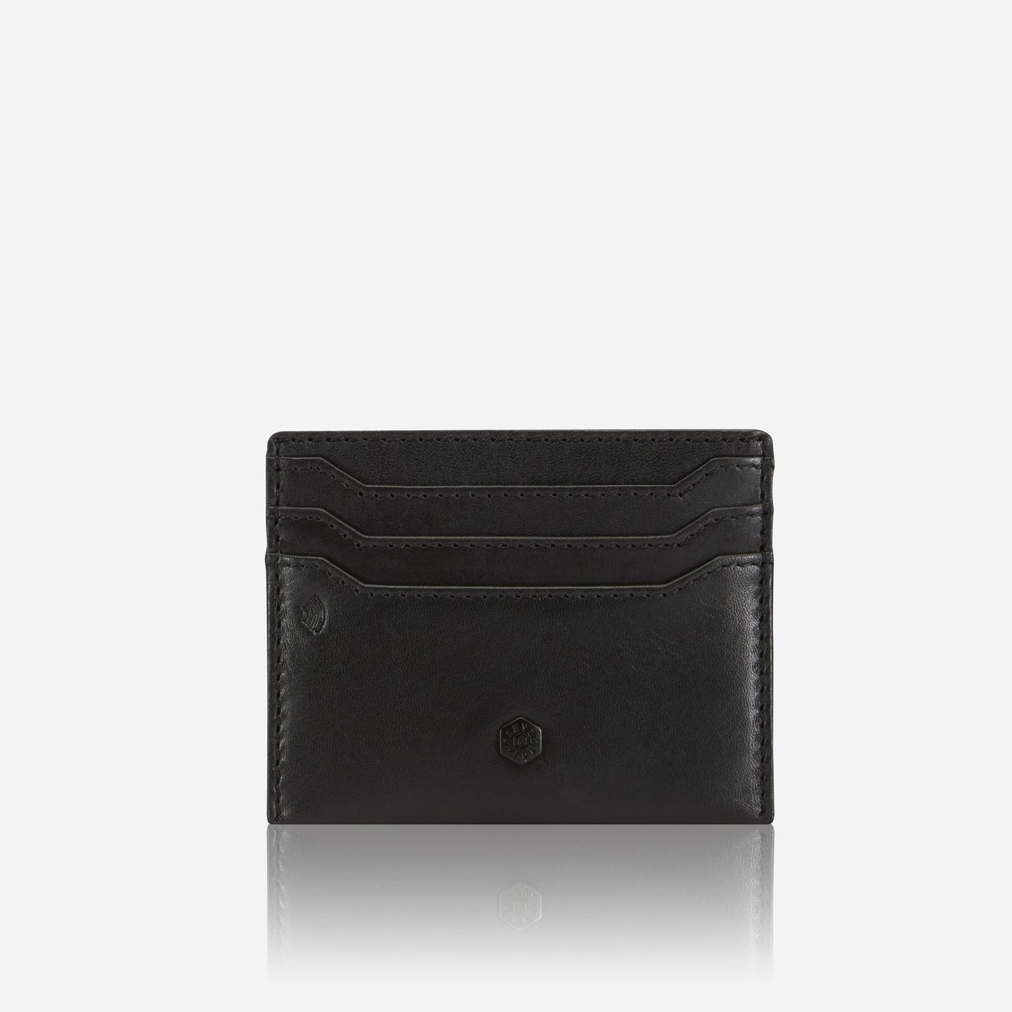 Jekyll and Hide - Leather Card Holder - Black | Mocha | Tan - minimalist card holder with RFID protection.