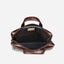 Jekyll and Hide - Medium Laptop Briefcase - Colt | Mocha interior compartments and zips for organized storage.