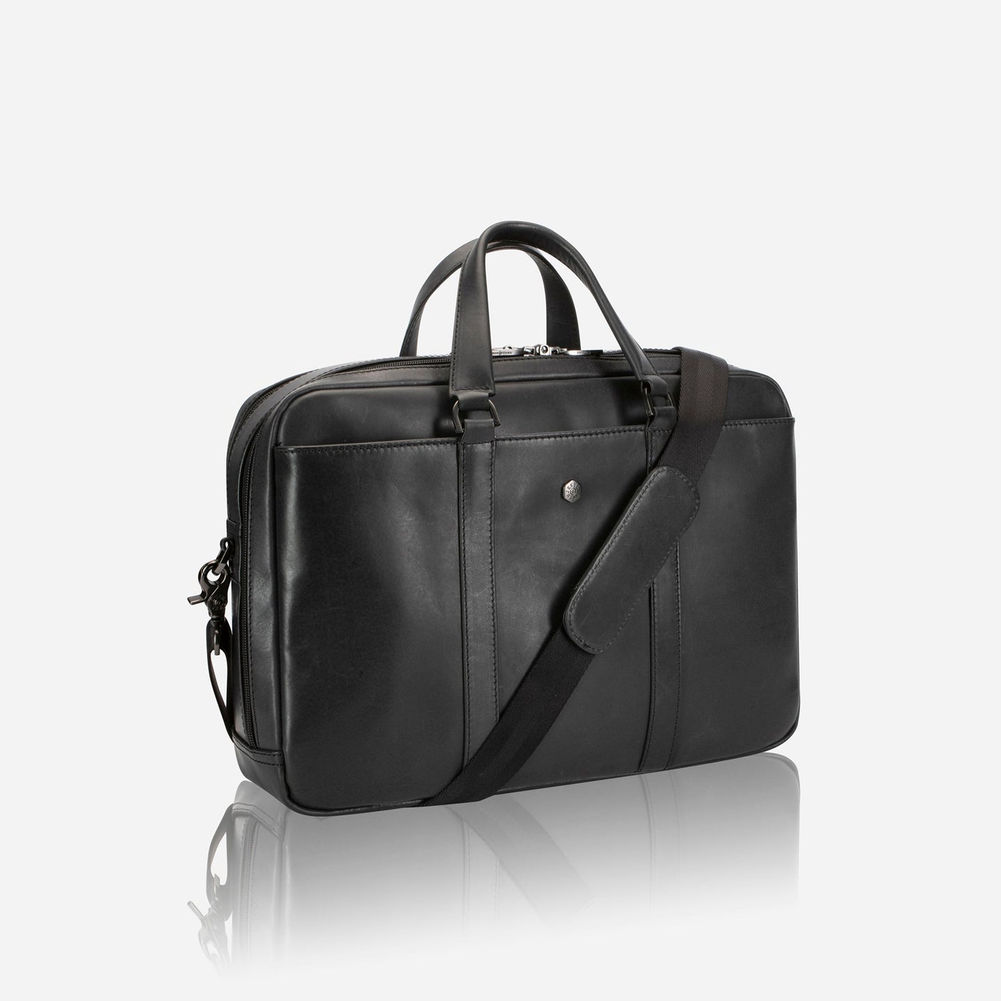 Jekyll and Hide - 17" Multi Compartment Briefcase - Mocha | Colt | Black