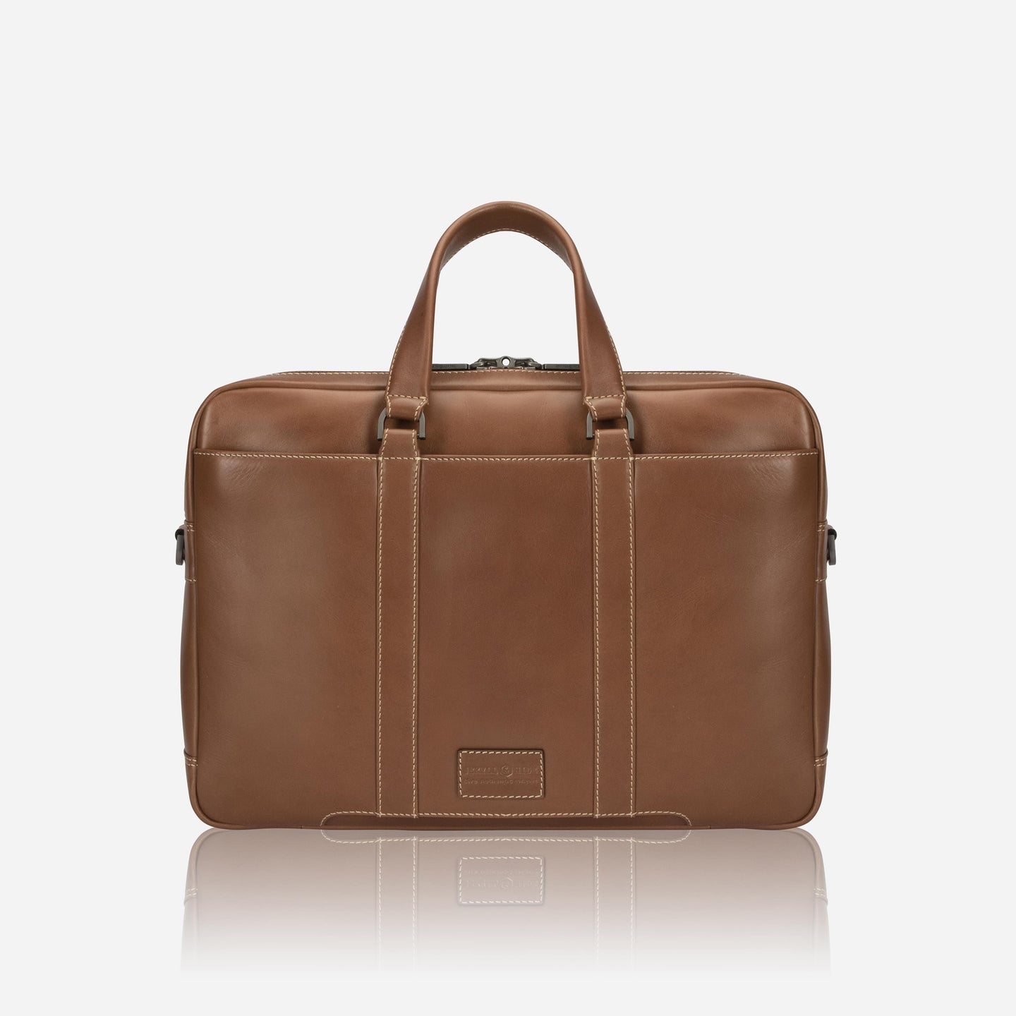 Jekyll and Hide - 17" Multi Compartment Briefcase - Mocha | Colt | Black
