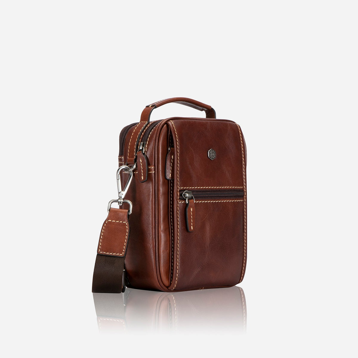 Jekyll and Hide - Detailed Crossbody Bag - Colt | Mocha | Black | Tobacco