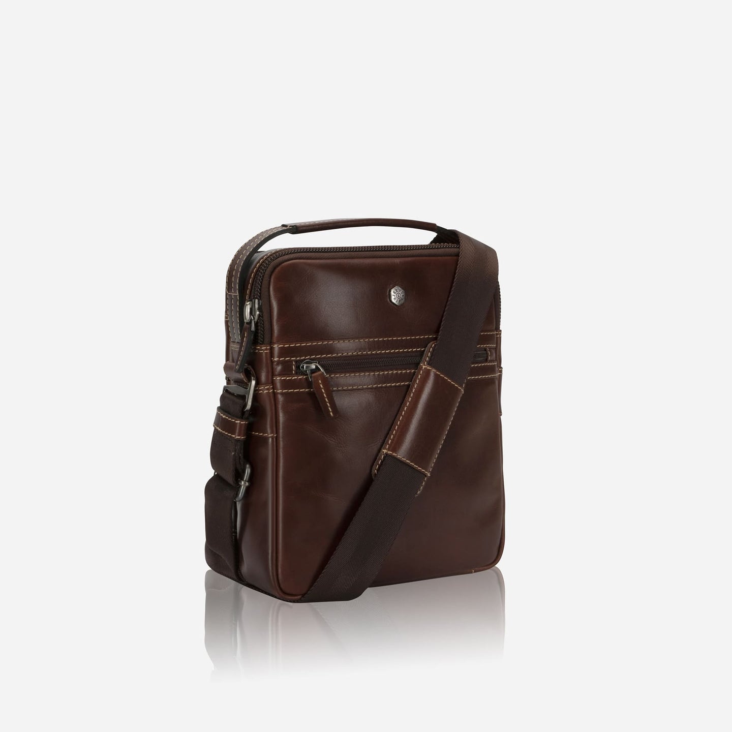 Jekyll and Hide - Crossbody Organiser - Mocha | Colt | Black