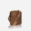 Jekyll and Hide - Small Crossbody Organiser - Mocha | Tan | Black in mocha color with adjustable strap.