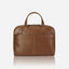 Jekyll and Hide - Large Multi Compartment Briefcase - Mocha | Colt - OVERSIZE PARCEL, stylish leather briefcase