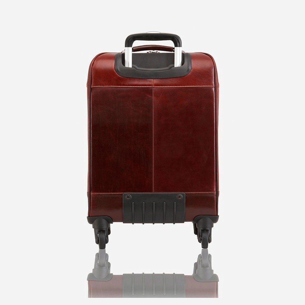 Jekyll and Hide - 4 Wheel Cabin Trolley 50cm - Tobacco - OVERSIZE PARCEL in stylish design.