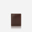 Jekyll and Hide - Slim Card Holder - Tan | Black | Mocca - sleek brown leather card holder with hidden stud closure.