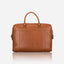 Jekyll and Hide - Ladies 13" Laptop Bag - Tan in elegant tan leather with dual handles and spacious compartments.
