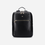 Jekyll and Hide - Ladies Business Backpack 38cm - Black | Tan - Edgy and stylish leather backpack with multiple pockets.