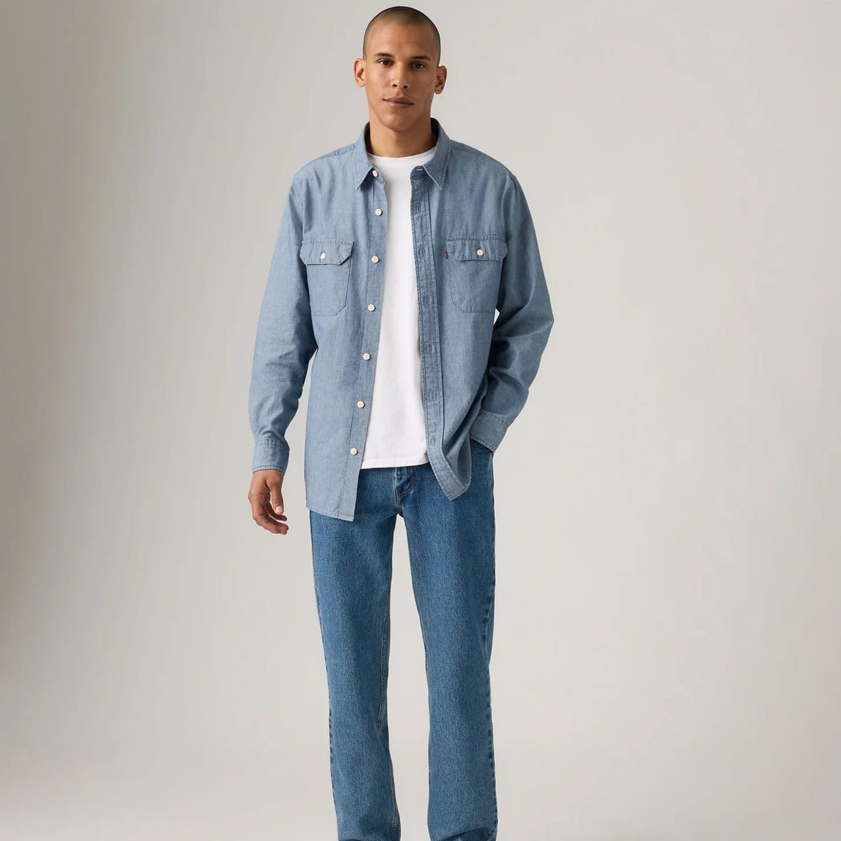 Levi - 516 Red Tab Jean - Straight Fit - Stonewash