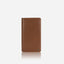 Jekyll and Hide - Large Zip-Around Travel And Passport Organiser - Tan | Mocha | Black in tan leather, showcasing its sleek design.