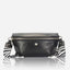 Jekyll and Hide - Womens Osaka Slim Leather Waist Bag - Tan and Multiple Colours featuring a sleek black design.