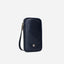 Jekyll and Hide - Mobile Phone Pouch With Strap - Black | Tan | Multiple Colours in navy leather design.
