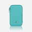Jekyll and Hide - Mobile Phone Pouch With Strap - Black | Tan | Multiple Colours in turquoise leather.