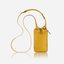 Jekyll and Hide - Mobile Phone Pouch With Strap - Black | Tan | Multiple Colours in yellow leather with adjustable strap.