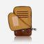 Jekyll and Hide - Mobile Phone Pouch With Strap - Black | Tan | Multiple Colours open showing card slots and zipper.