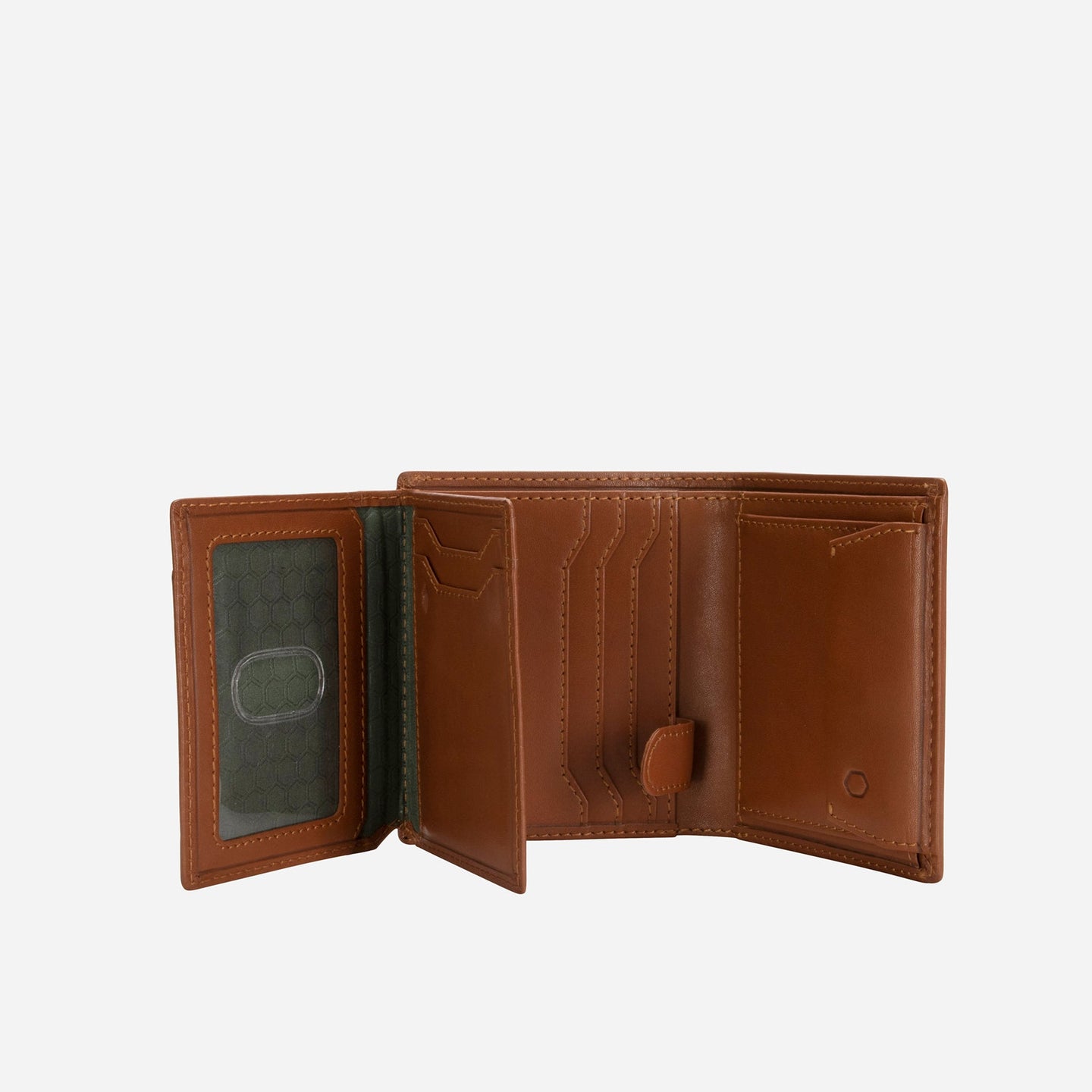 Jekyll and Hide - Large Bifold Wallet With ID Window & Coin Pouch - Tan | Mocha | Black