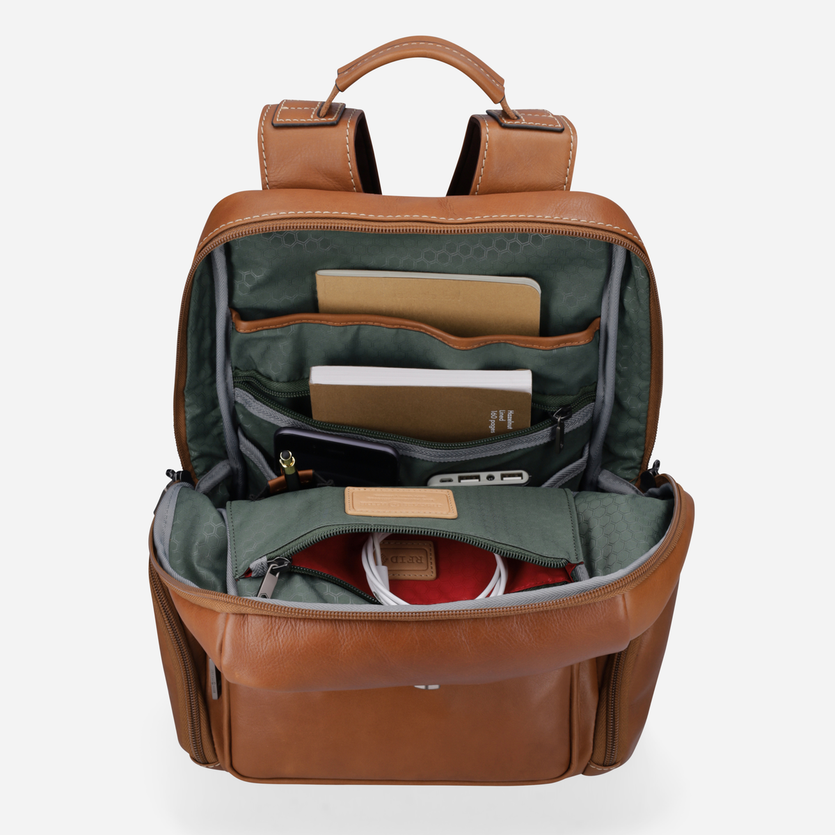 Jekyll and Hide - 13" Casual Leather Backpack - Black | Colt