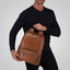 Jekyll and Hide - 13" Casual Leather Backpack - Black | Colt