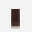 Jekyll and Hide - Large Travel And Mobile Wallet - Tan | Mocha | Black in sleek brown leather, featuring card and cash compartments.
