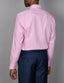 Abelard - Long Sleeve Business Shirt - Mastiff Tooth - Fuschia & White