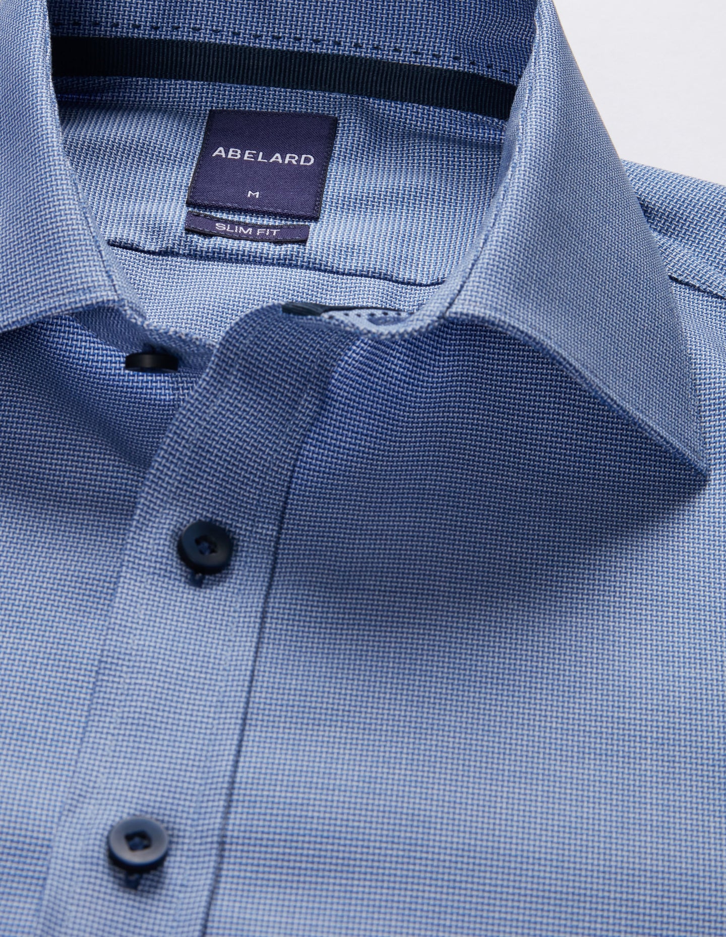 Abelard - Long Sleeve Business Shirt - Antwerp Stretch Oxford - Blue