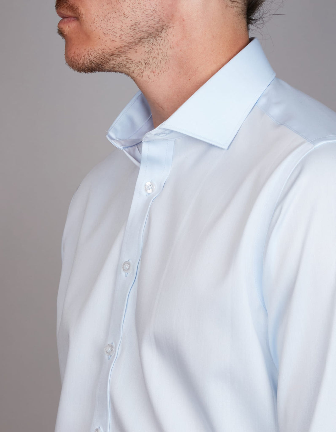 Abelard - Long Sleeve Business Shirt - Non-Iron - Sky Blue