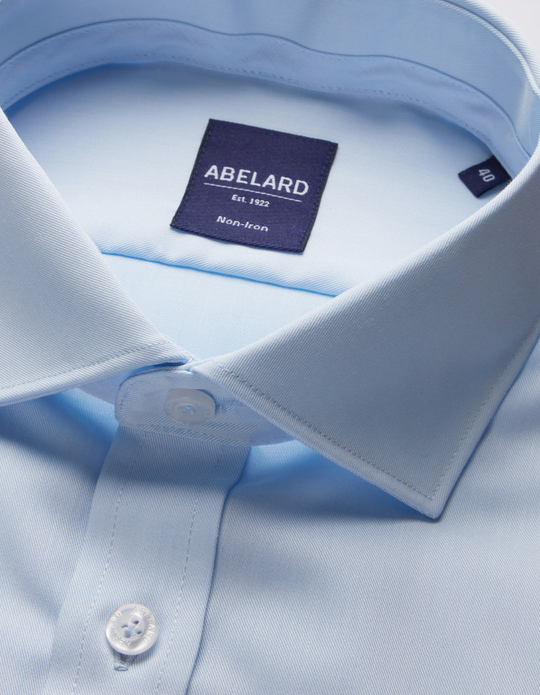 Abelard - Long Sleeve Business Shirt - Non-Iron - Sky Blue