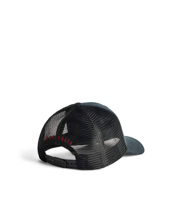 R.M.Williams - Longhorn Trucker Cap - Black Wash