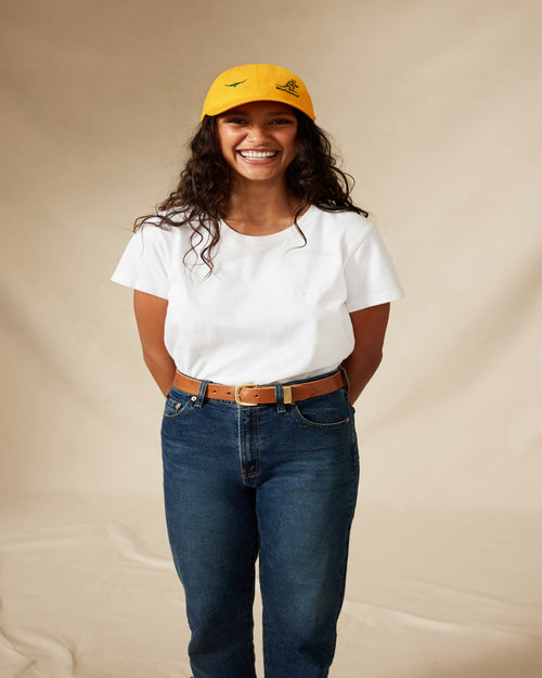 Wallabies Heritage Baseball Cap - Gold - Longhorn/Wallabies Logos